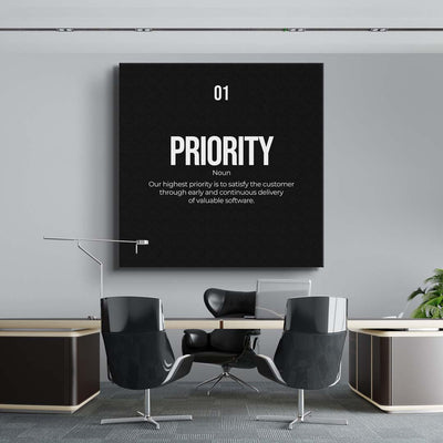 12x Agile Manifesto Principles Print (Simple) TheSuccessCity
