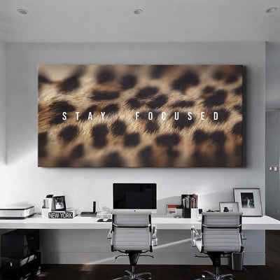 Cheetah Fur - Stay Focused Print TheSuccessCity
