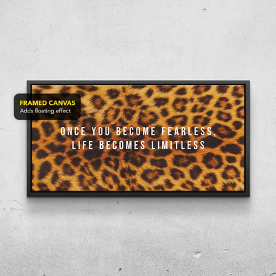 Leopard Fur - Become Fearless Print TheSuccessCity