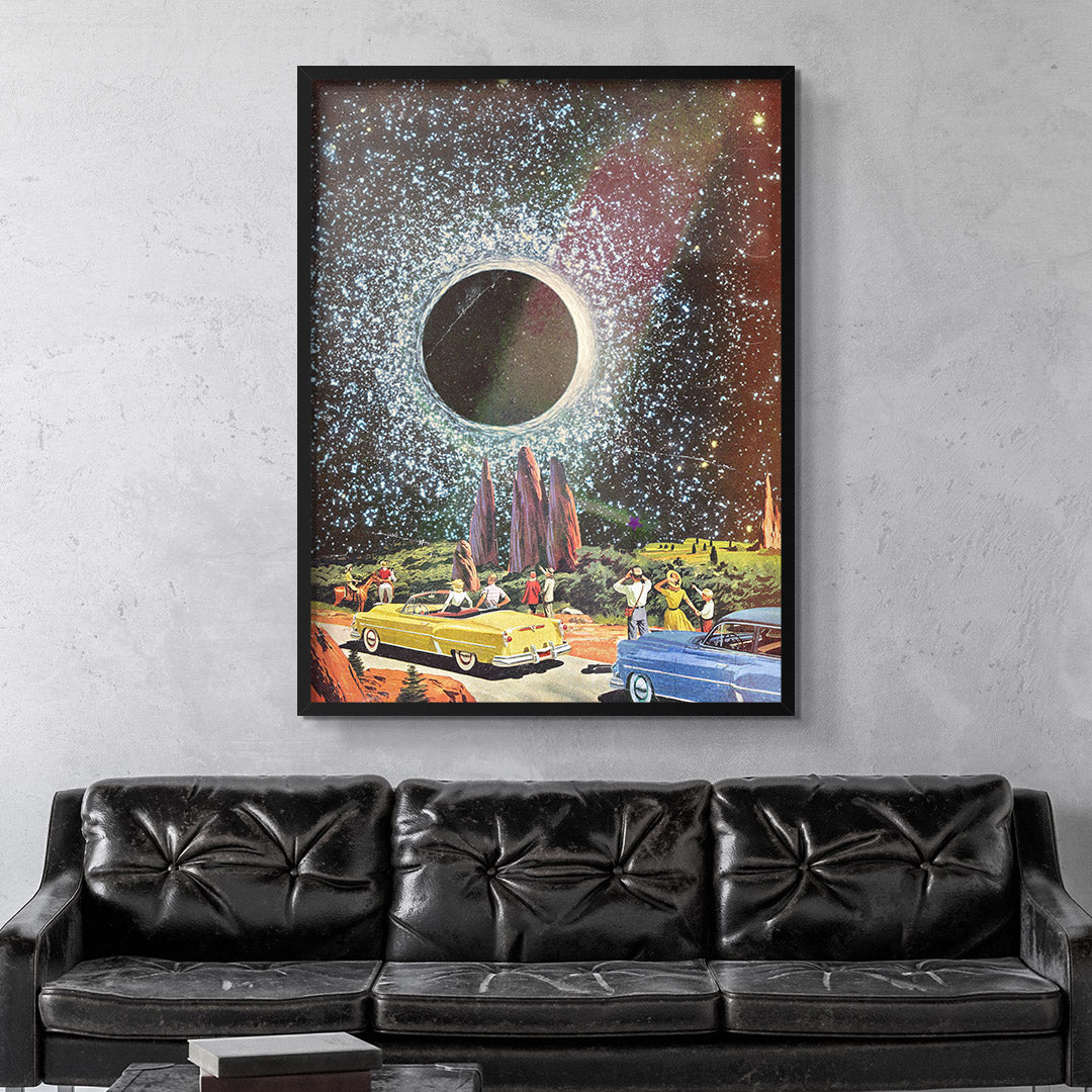 Sci-Fi Vintage Collage 'First Contact' Print TheSuccessCity