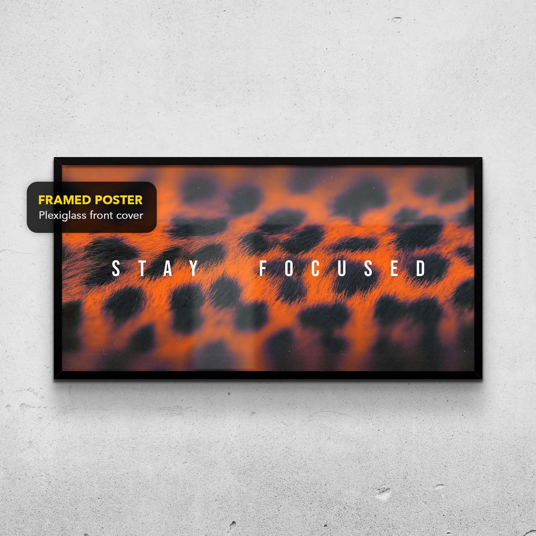 Cheetah Fur - Stay Focused Print (Abstract) TheSuccessCity