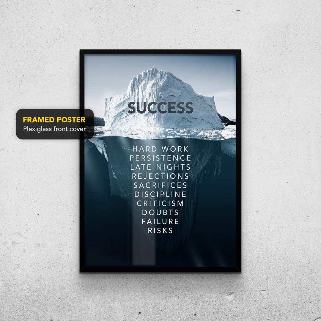 Success Iceberg Print TheSuccessCity