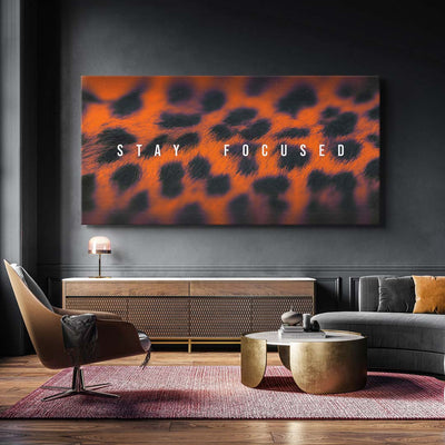 Cheetah Fur - Stay Focused Print (Abstract) TheSuccessCity