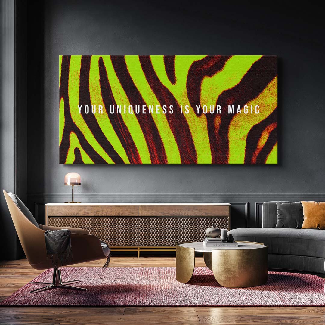 Zebra Stripes - Be Unique Print (Abstract) TheSuccessCity