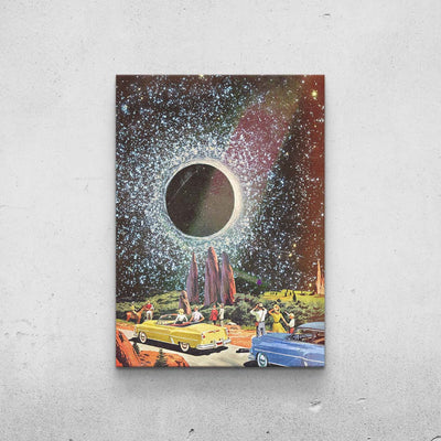 Sci-Fi Vintage Collage 'First Contact' Print TheSuccessCity
