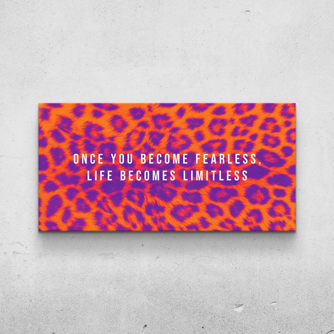 Leopard Fur - Become Fearless Print (Abstract) TheSuccessCity