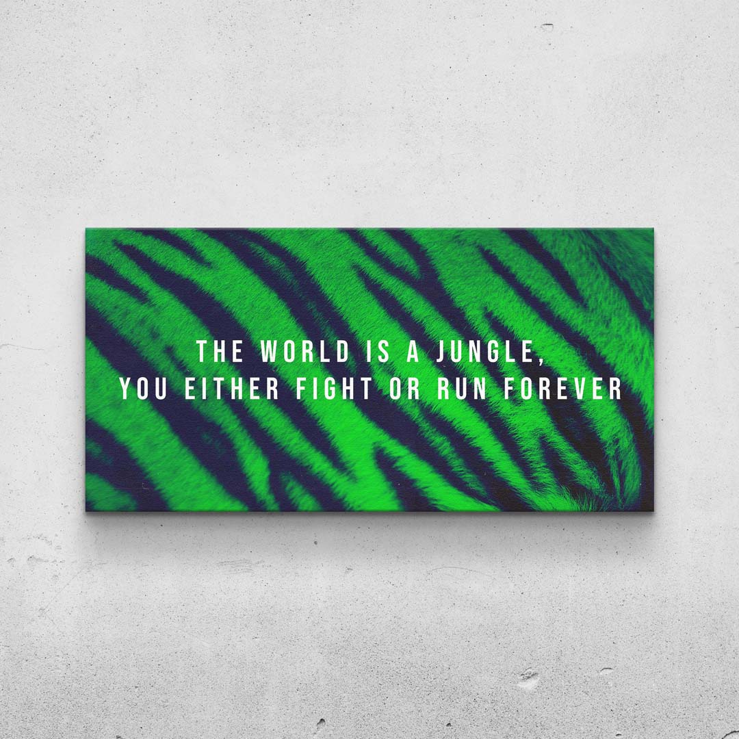 Tiger Fur - The World Is A Jungle Print (Abstract) TheSuccessCity