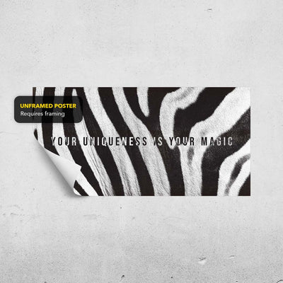 Zebra Stripes - Be Unique Print TheSuccessCity